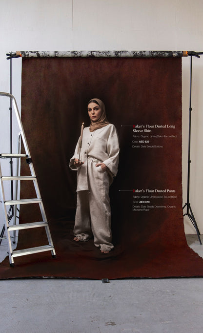 Baker's Flour Dusted Long Sleeve Shirt + Baker's Flour Dusted Pants