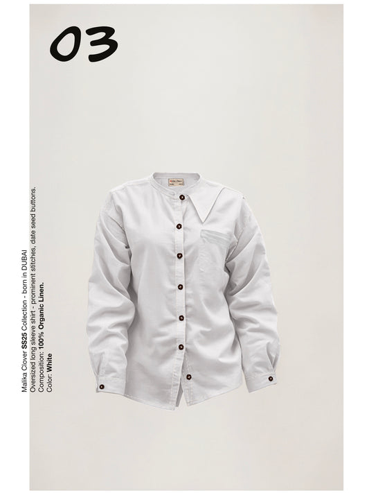 Long Sleeve Shirt - White