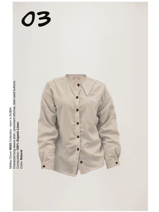 Long Sleeve Shirt - Natural