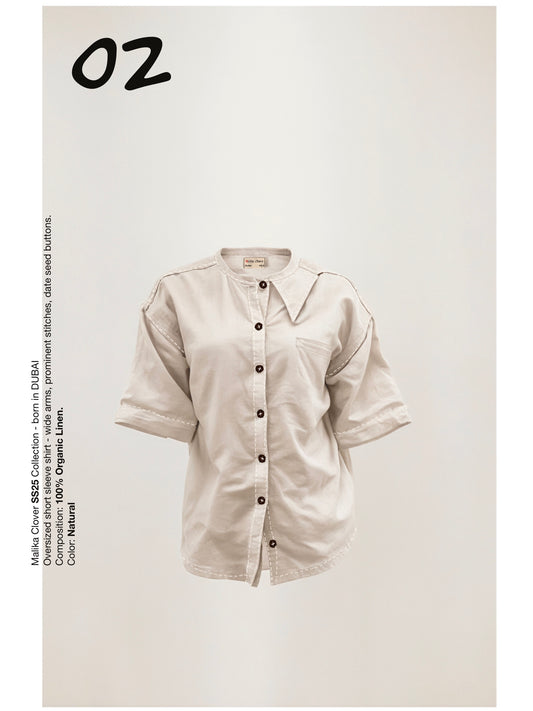 Short Sleeve Shirt - Natural