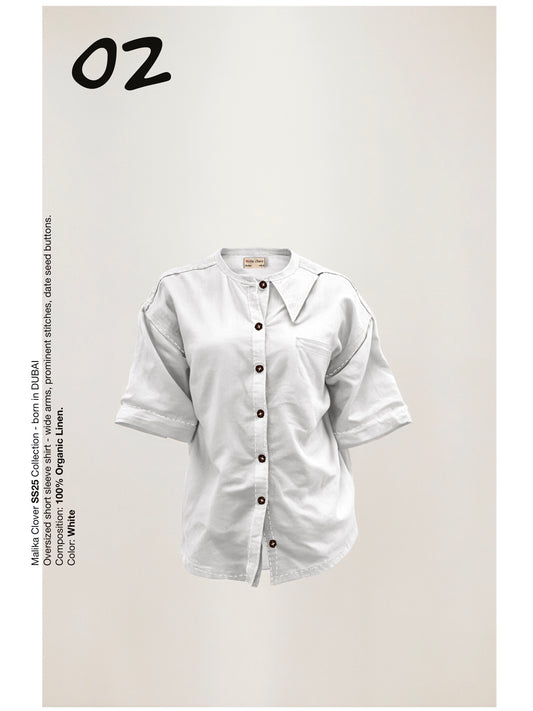 Short Sleeve Shirt - White