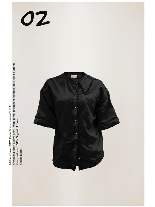 Short Sleeve Shirt - Black