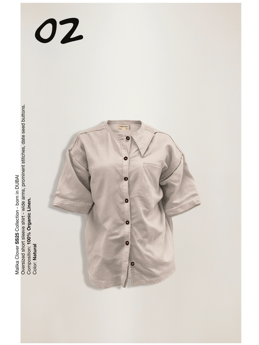 Short Sleeve Shirt - Natural