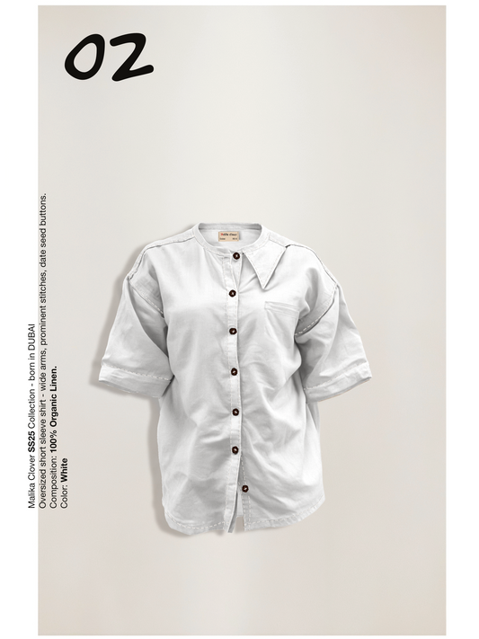 Short Sleeve Shirt - White