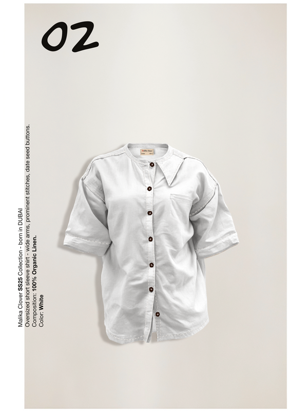 Short Sleeve Shirt - White