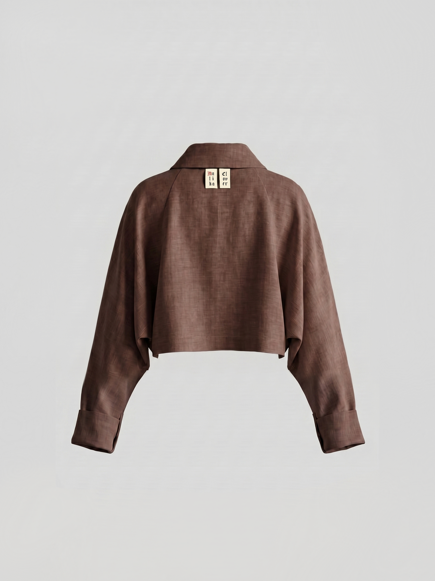 VEIL — Linen cropped jacket