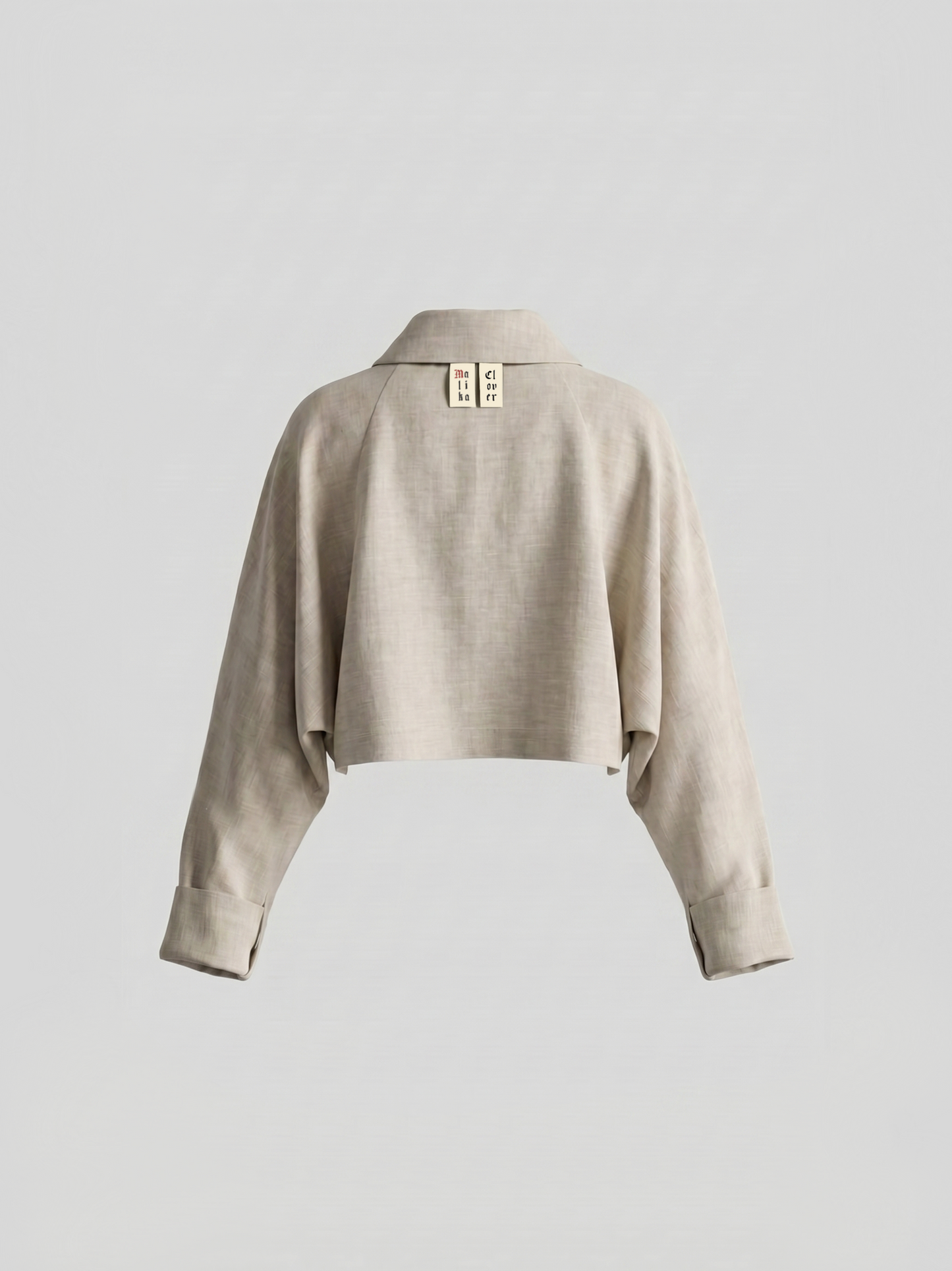 VEIL — Linen cropped jacket
