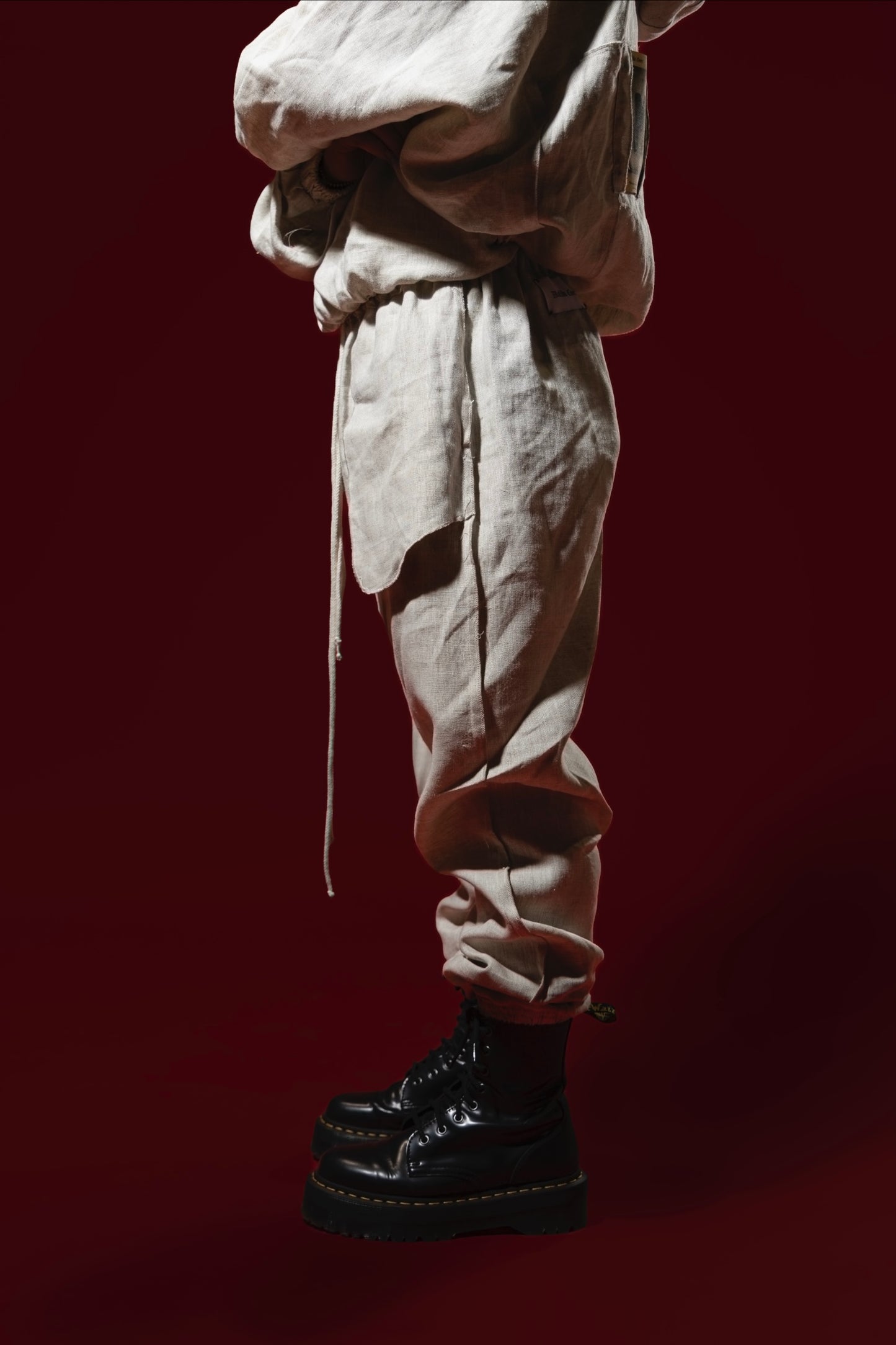 Oversized Linen Sweatpants