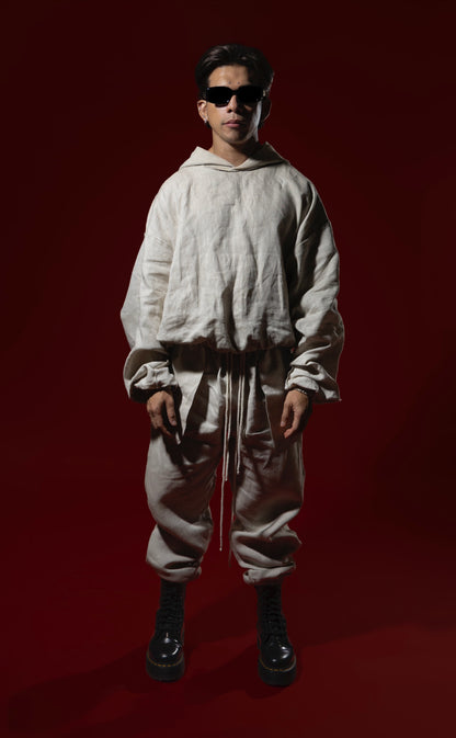 Oversized Linen Sweatpants