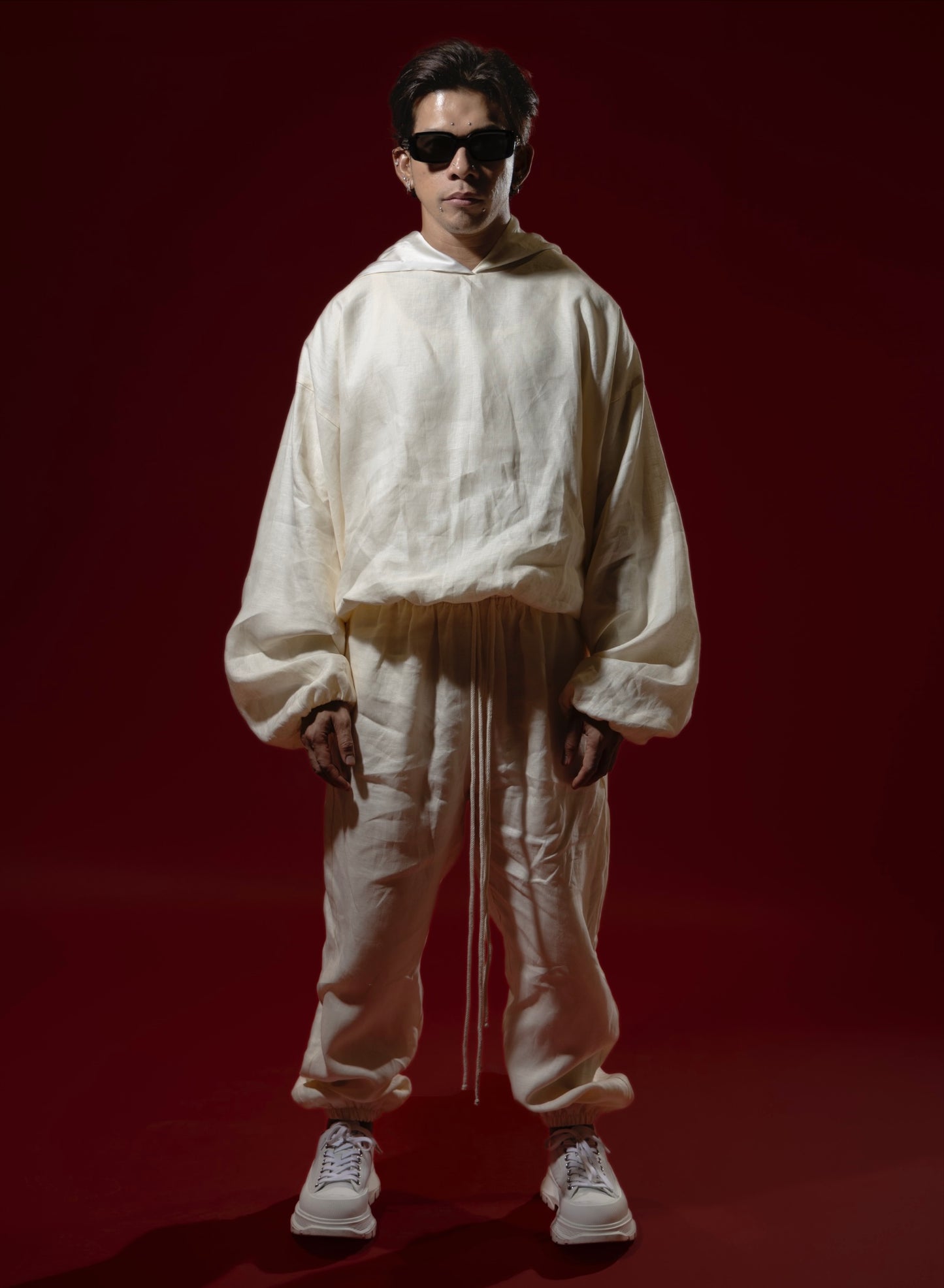 Oversized Linen Sweatpants