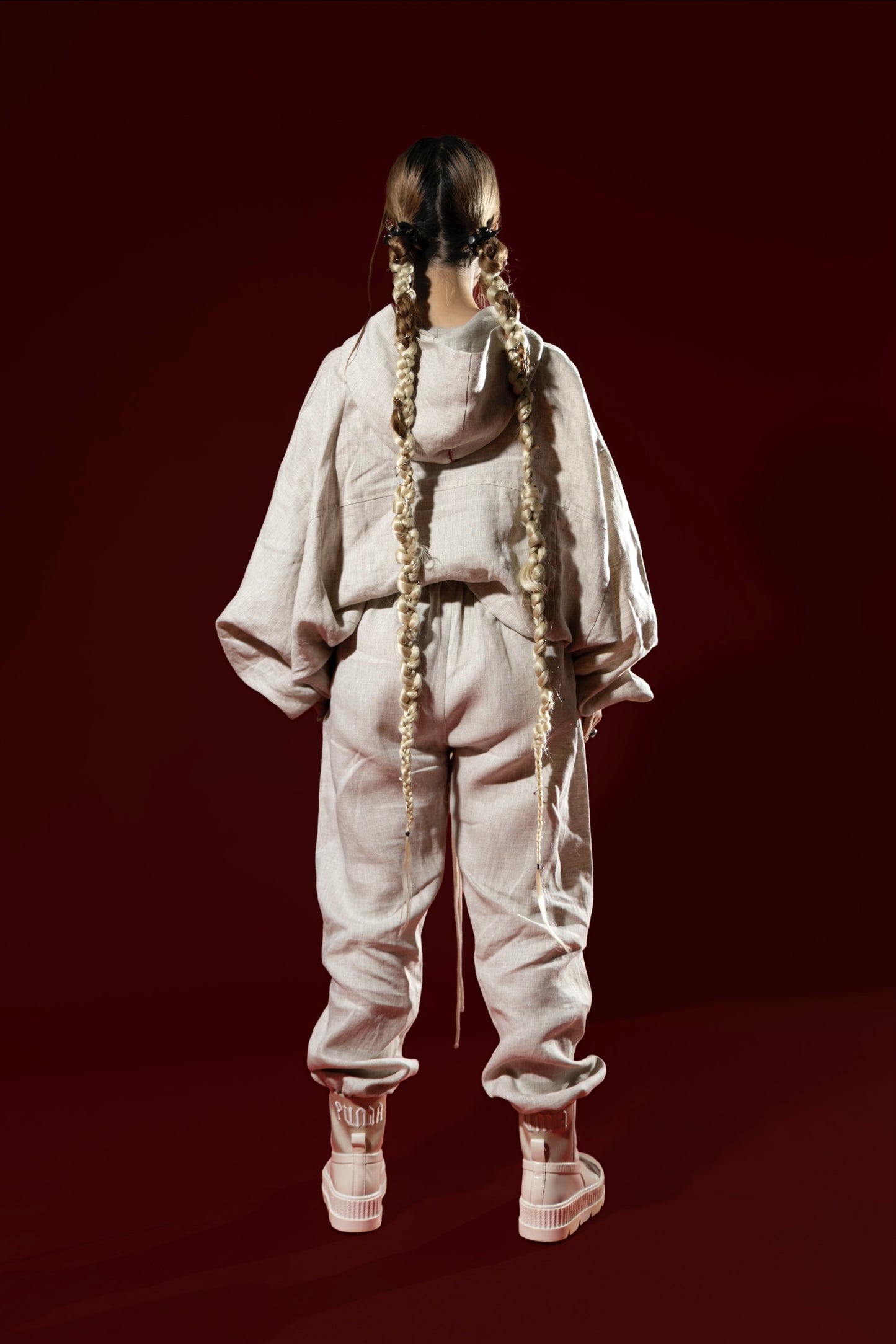 Oversized Linen Sweatpants