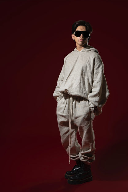 Oversized Linen Sweatpants