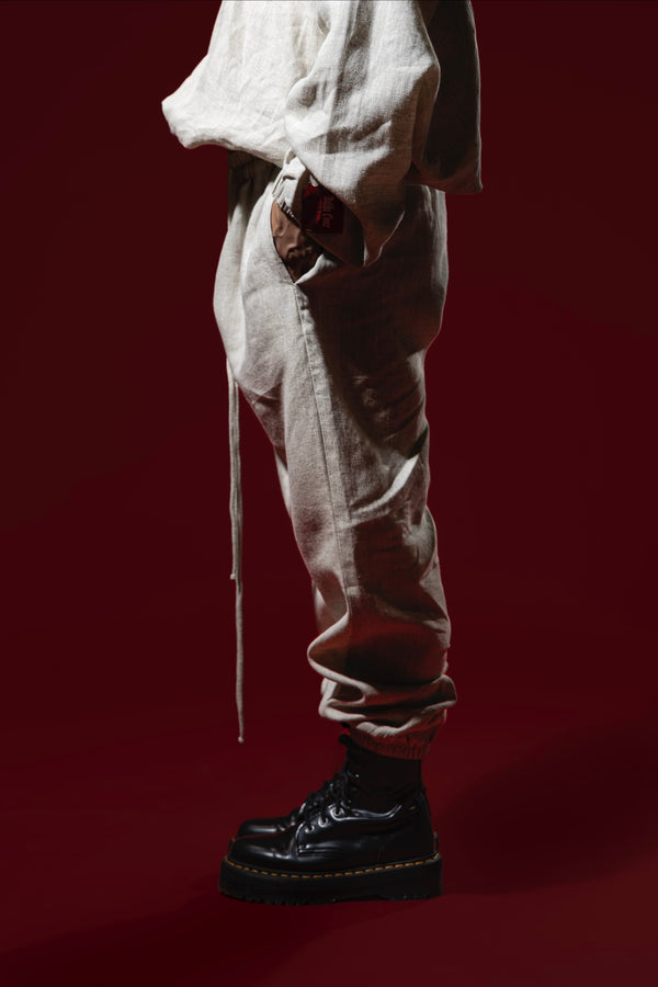 Oversized Linen Sweatpants