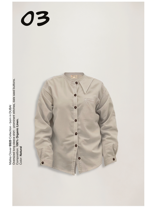 Long Sleeve Shirt - Natural