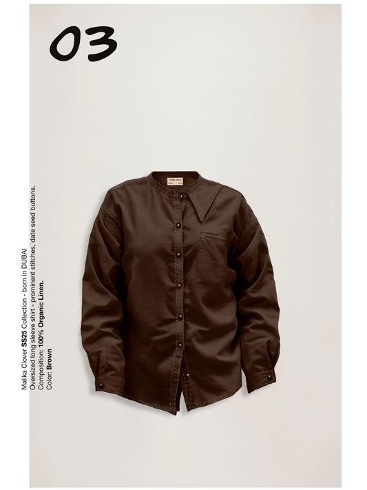 Long Sleeve Shirt - Brown