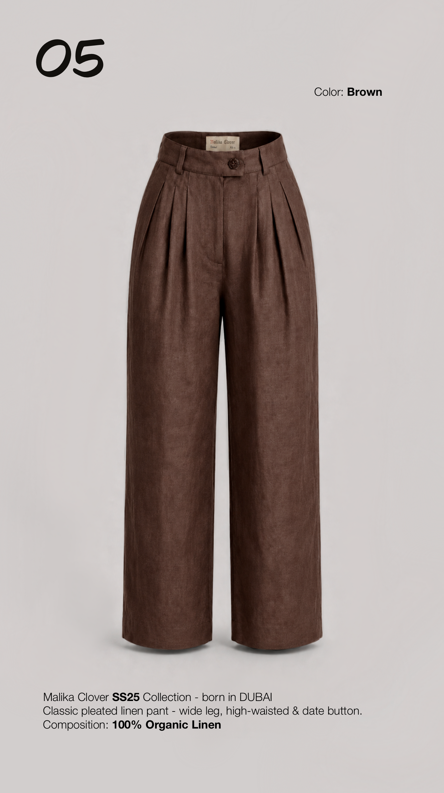 UMBRA — Classic Linen pant