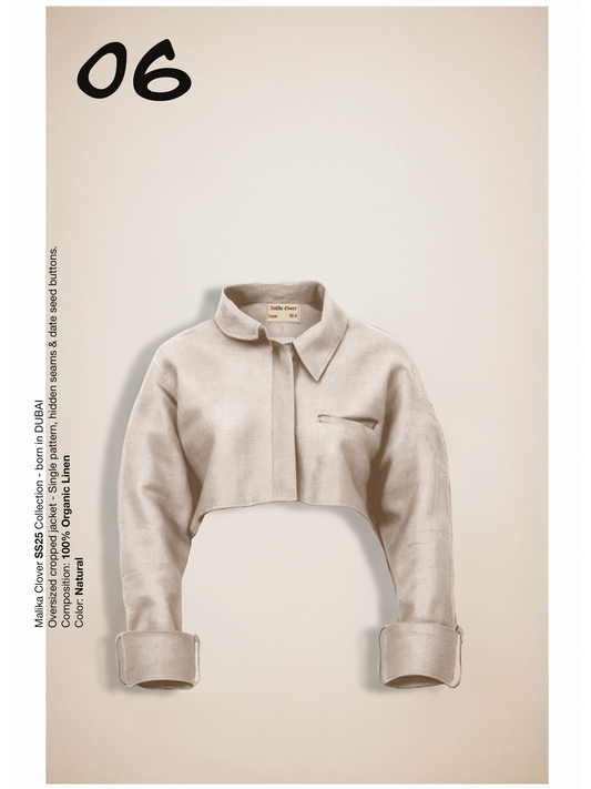 Oversized Jacket - Natural