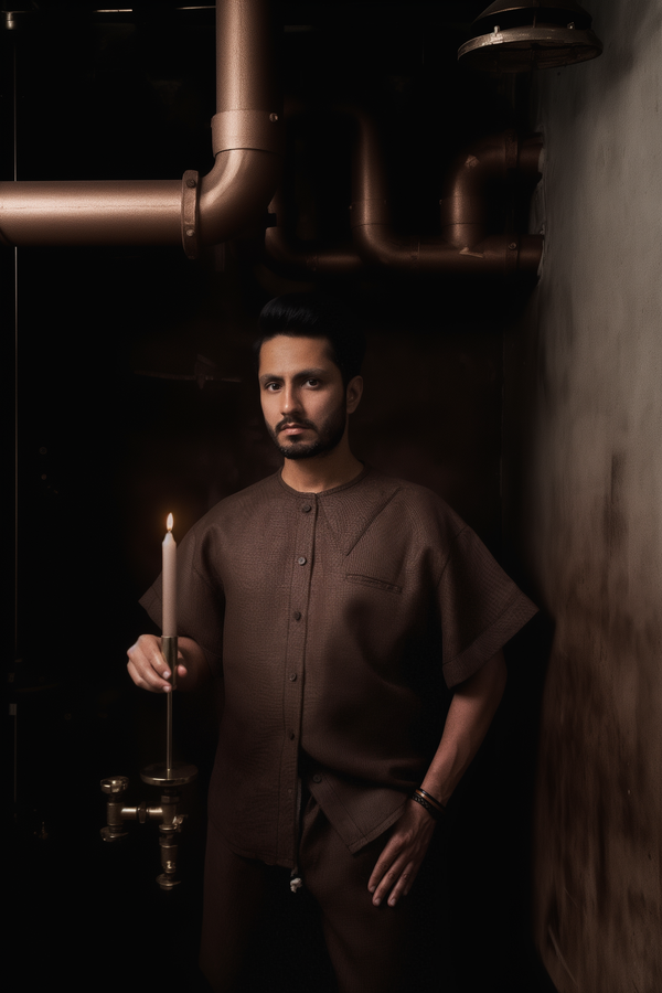 Short Sleeve Button-Up Shirt