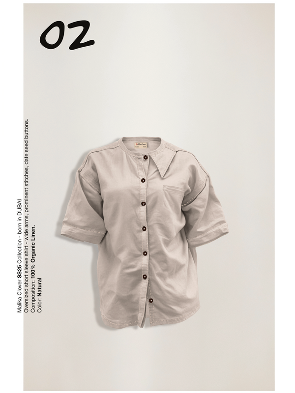 Short Sleeve Linen Shirt