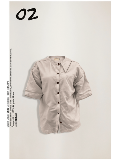 Short Sleeve Linen Shirt