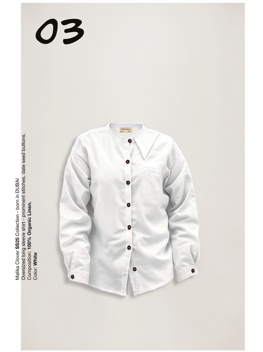 Long Sleeve Shirt - White