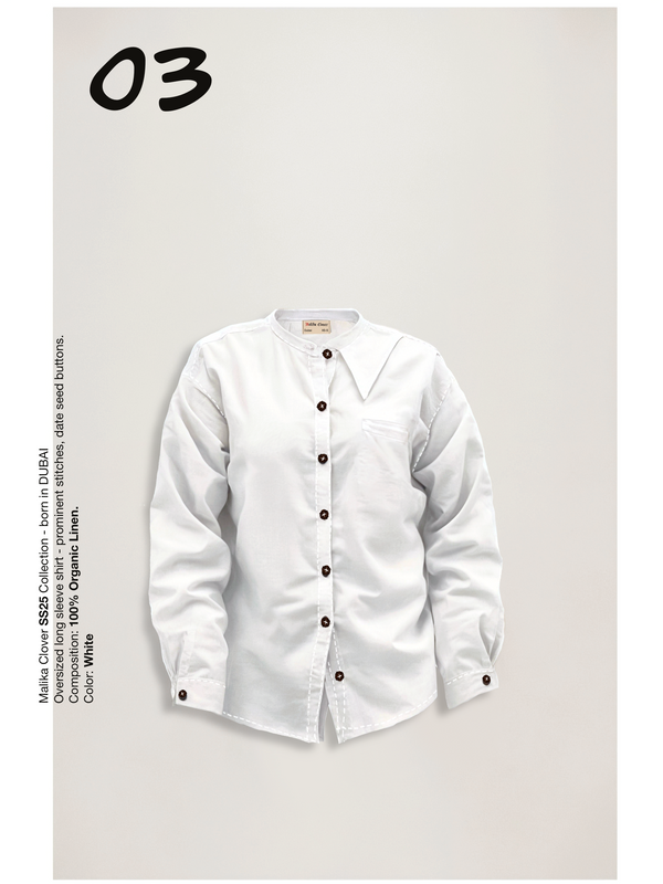 Long Sleeve Shirt - White